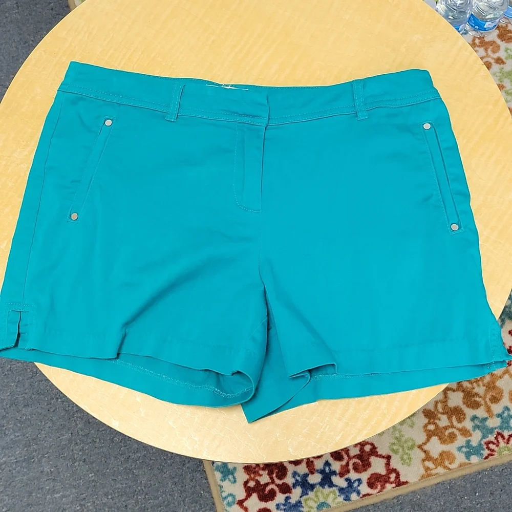 DEPT 22 -  Turquoise shorts Size 10 - Picture 3 of 7